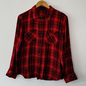 EUC Sanctuary Plaid Button Up